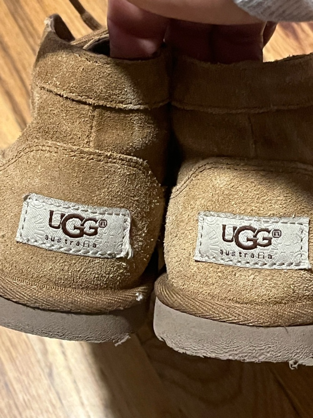 UGG Big Kids Neumel Suede Chukka Boots - Chestnut Brown - Size 3 (Unisex) - Picture 7 of 9